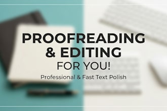 proofread and edit your english text