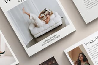 professional logo and complete branding kit with full brand identity guide