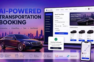 build ai based auto rental and car transportation booking system
