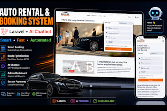 build ai based auto rental and car transportation booking system