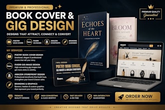 clickable fiverr gig image gig covers and premium branding poetry book covers