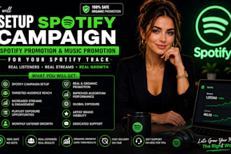 setup spotify campaign spotify promotion music promotion for spotify track