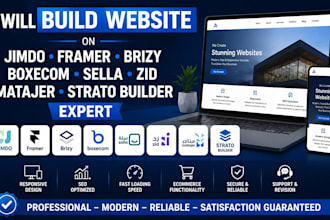 build website on jimdo framer brizy boxecom sella zid matajer strato expert