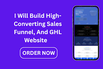 build high converting gohighlevel sales funnels and ghl websites