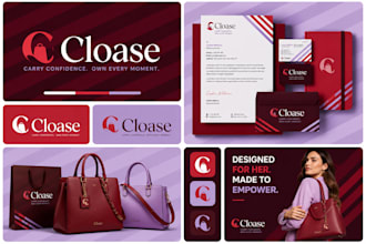 design a professional logo, branding kit and brand identity guideline
