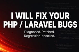 debug and fix your PHP, laravel, or codeigniter application