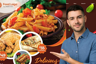 design restaurant menu, digital menu board, food menu and cafe menu design