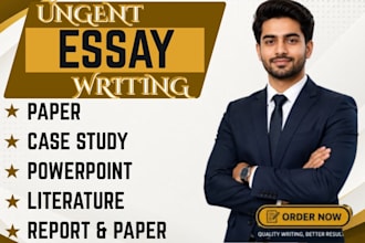urgent essay writing as an essay writer