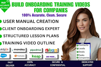 create onboarding videos and training for your hubspot salesforce pipedrive zoho