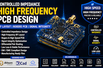 design high speed controlled impedance rf pcb with signal integrity