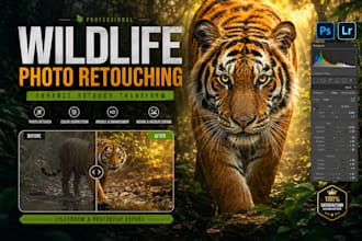 do wildlife nature photo retouching photography lightroom adobe photoshop edit
