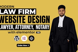 design attorney, lawyer and law firm wordpress website
