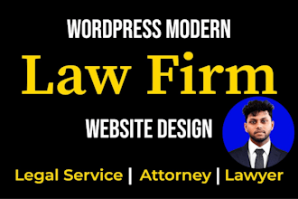 design attorney, lawyer and law firm wordpress website