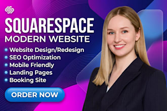 build squarespace website, design squarespace website, and redesign squarespace