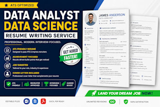 create professional business analyst and data analyst resume