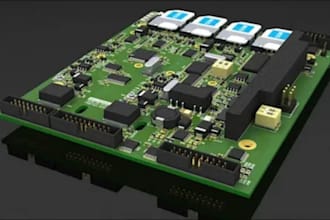 design esp32 drone pcb in kicad with schematic and gerber files