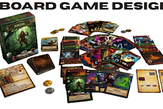 design board game card game trading cards card illustration tabletop game art
