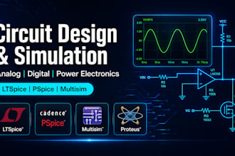 design simulate electrical electronic circuit on ltspice pspice