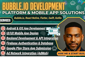 build a bubble io mvp saas web app as a bubble developer, no code app