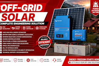 off grid solar design victron energy load calculation charge controller