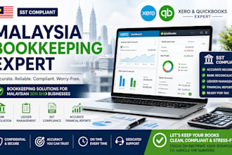 handle malaysia bookkeeping bank reconciliation sst compliant ledger management