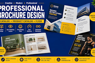 do brochure design, product booklet, flyer and catalog design