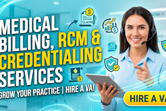 provide medical billing, rcm and credentialing services as a va