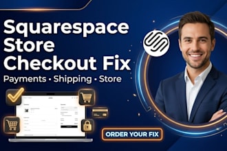 fix squarespace checkout payment shipping and ecommerce issues