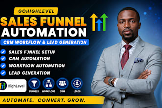 create gohighlevel sales funnel automation