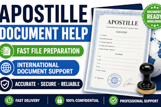 prepare and organize apostille ready documents for online submission fast