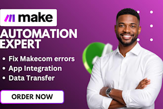 fix make com, made com, setup make com automation, make automation, make expert