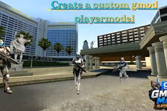 create custom playermode, gmod map, with full standard setup l4d2, hammer editor