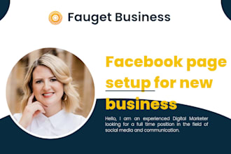 setup a professional facebook page for business or brand
