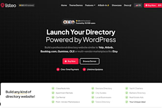 build directory website using hivepress listing pro wordpress geodirectory