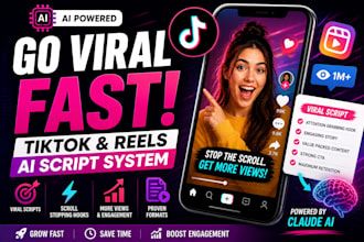 create viral tiktok and reels scripts using claude ai for fast growth