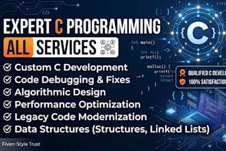 provide expert c programming, debugging, and code