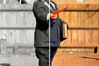 professionally colorize your black and white photos