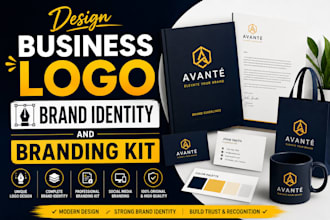 design business logo,brand identity and branding kit