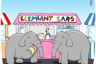 create a cartoon for your print or web projects