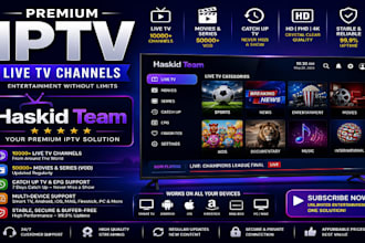 develop a custom iptv player app for samsung TV, roku TV, amazon firestick