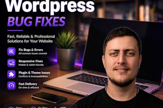 fix bugs on your wordpress site or any layout issues
