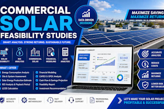 commercial solar feasibility ROI analysis financial modeling lcoe solar