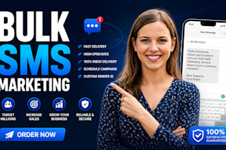 send bulk SMS marketing campaign and transactional SMS for businesses