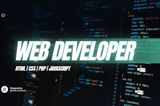 build a professional website using HTML CSS PHP and javascript