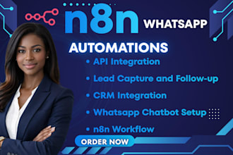 n8n whatsapp chatbot automation professional n8n automation specialist manychat