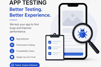 do professional app testing for android and ios