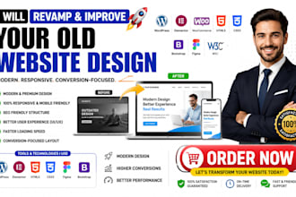 revamp and improve your old website design