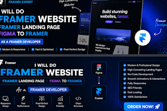 do framer website framer landing page figma to framer, as a framer developer