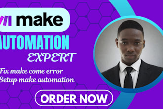 fix make com, set up automation, make automation, make expert, n8n automation