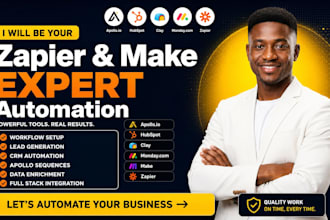 setup zapier automation, apollo io, clay com crm automation, workflow automation